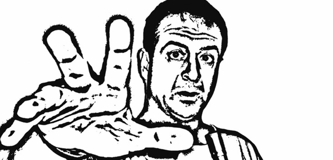 Mark Thomas Black And White For Web