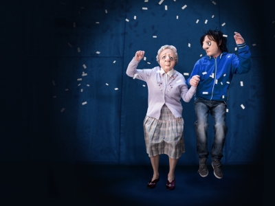 Finding Joy Poster Image Jump Vamos Mask Theatre