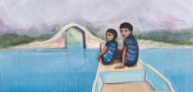 Kashmir 2014 Oil On Canvas 125 X 175Cm