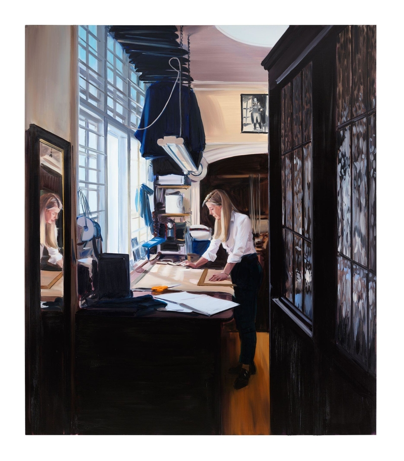 Jpeg Study For Cutting 2019 Oil On Linen 210 X 180Cm