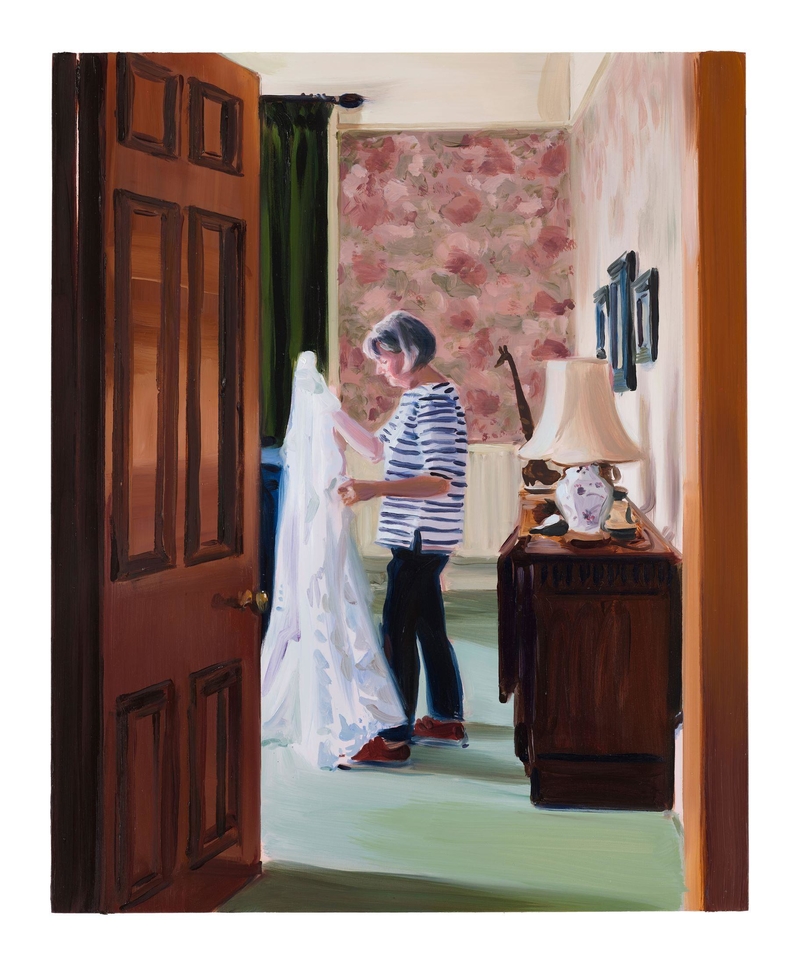Web Lowres Table Linens Late Morning May 2019 Oil On Board 52 X 42 Cm