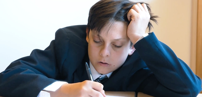 Harry Learning To Read And Write