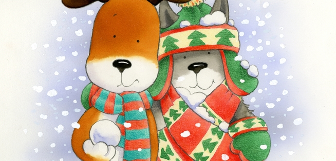 Kippers Snowy Day Image 1