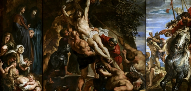 Peter Paul Rubens Raising Of The Cross 1610