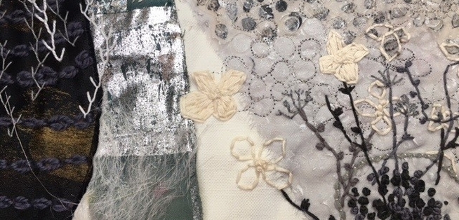 Illustrative Stitch Winter Landscape